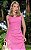 Vestido Midi Em Linho Bordado Com Fenda Frontal - Imagem 2