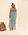 Vestido Midi Tule Transpasse Com Mangas Curtas - Imagem 1