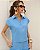 Blusa Gola Polo Com Botões Doce Flor - Imagem 6