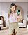 Blusa Em Crepe Gola Transpassada Donna Ritz - Imagem 3