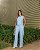 Conjunto Em Crepe Regata e Calça Com Listras - Imagem 8