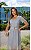Vestido Midi Mangas Curtas Em Renda Com Cinto - Imagem 8