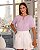 Blusa Com Pregas E Abertura Decote Doce Flor - Imagem 2
