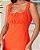 Vestido Midi Linen Com Alça Franzida - Imagem 3