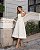 Vestido Midi Bordado Decote Princesa - Imagem 6