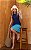 Vestido Curto Viscose Bicolor - Imagem 3