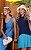 Vestido Curto Viscose Bicolor - Imagem 5