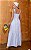 Vestido Midi Linho Decote Coração Com Listras - Imagem 2