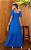 Vestido Midi Em Crepe Decote Coração Com Mangas - Imagem 3