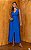 Vestido Midi Viscose Decote V E Fenda Frontal - Imagem 1