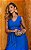 Vestido Midi Viscose Decote V E Fenda Frontal - Imagem 2