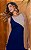 Vestido Midi Canelado Bicolor Com Fenda Lateral - Imagem 3