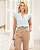 Blusa Em Crepe Com Botões Milalai - Imagem 8
