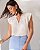 Blusa Em Crepe Com Botões Milalai - Imagem 4