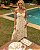 Vestido Longo Floral Torção Busto Donna Ritz - Imagem 4