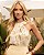 Regata Halter Drapeada Floral Donna Ritz - Imagem 4
