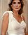 Top Chiffon Devore Amarração Donna Ritz - Imagem 1