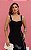 Vestido Midi Decote Coração Com Fenda Lateral - Imagem 2
