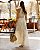 Vestido Longo Em Chiffon Jacquard Doce Flor - Imagem 9