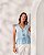 Blusa Em Crepe Com Babadinho Mangas Milalai - Imagem 2