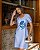 Vestido Tubo Decote V Manga Curta Estampado - Imagem 5