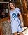 Vestido Tubo Decote V Manga Curta Estampado - Imagem 2