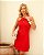 Vestido Curto Linho Decote Torcido Donna Ritz - Imagem 1