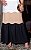 Vestido Midi Alfaiataria Tricolor Decote Quadrado - Imagem 5