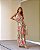 Vestido Longo Maxi Floral Com Amarração Doce Flor - Imagem 1
