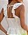 Blusa Regata Babados Em Chiffon Jacquard Doce Flor - Imagem 3