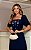 Vestido Midi Em Viscose Decote Quadrado - Imagem 3