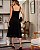 Vestido Midi Em Viscose Decote Reto - Imagem 5