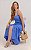 Vestido Midi Em Tricoline Decote Coração E Fenda Frontal - Imagem 5