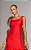 Vestido Midi Alfaiataria Decote Quadrado Alças Largas - Imagem 4