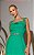 Vestido Midi Alfaiataria Decote Quadrado Transpassado - Imagem 2