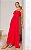 Vestido Midi Viscose Babados e Alças Finas - Imagem 1