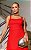 Vestido Midi Alfaiataria Decote Coração - Imagem 3