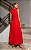 Vestido Midi Alfaiataria Decote V Com Laço - Imagem 3