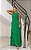 Vestido Midi Alfaiataria Decote Redondo E Babados Diagonal - Imagem 1