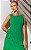 Vestido Midi Alfaiataria Decote Redondo E Babados Diagonal - Imagem 4