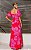 Vestido Midi Em Viscose Estampado Decote Coração - Imagem 4