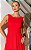 Vestido Midi Alfaiataria Transpasse Decote Redondo - Imagem 4
