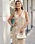Vestido Longo Decote V Com Fenda Doce Flor - Imagem 6