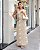 Vestido Longo Decote V Com Fenda Doce Flor - Imagem 3