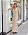 Vestido Longo Decote V Com Fenda Doce Flor - Imagem 2