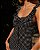 Vestido Midi Em Crepe Poá Babados Doce Flor - Imagem 3