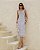 Vestido Midi Em Crepe Poá Babados Doce Flor - Imagem 6