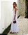 Vestido Midi Em Laise Decote V e Botões Milalai - Imagem 7