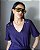 Blusa Em Viscose Decote V e Botões No Ombro Milalai - Imagem 5
