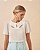 Blusa Em Crepe Detalhes Gota Com Botão Milalai - Imagem 12